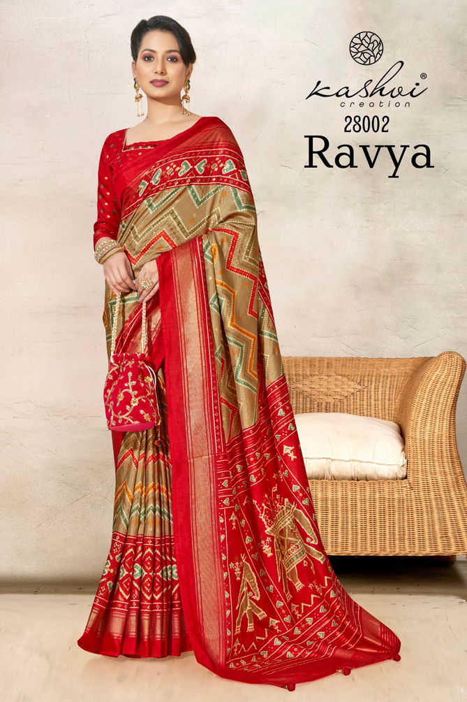 Kashvi Ravya Fancy Occasion Wear Wholesale Designer Sarees